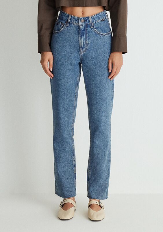 NEW YORK Kadın Mavi Denim Pantolon - M101441