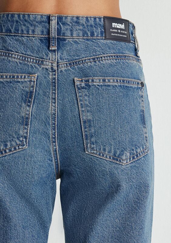 NEW YORK Kadın Mavi Denim Pantolon - M101441