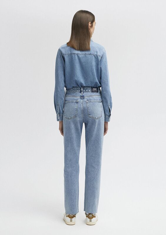 NEW YORK Kadın Mid Brushed Classic Denim Denim Pantolon - M101441