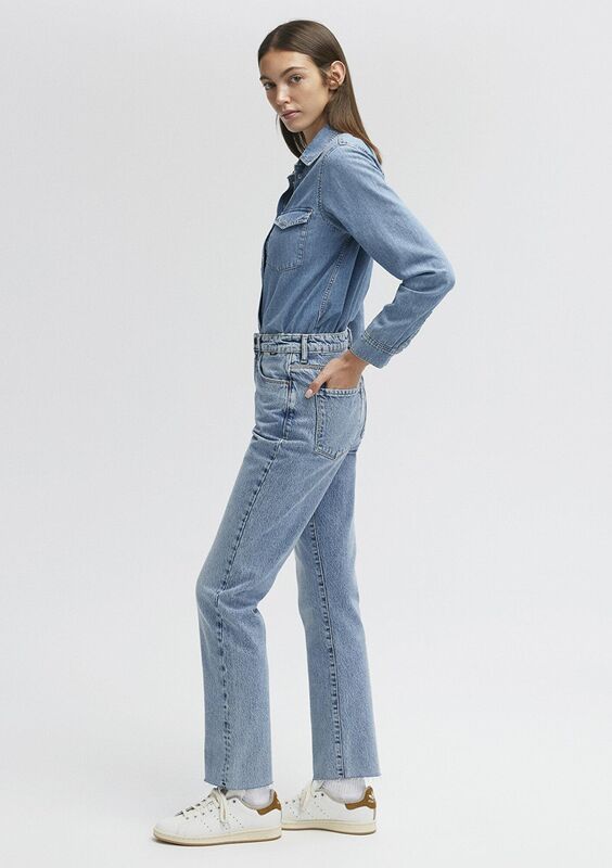 NEW YORK Kadın Mid Brushed Classic Denim Denim Pantolon - M101441
