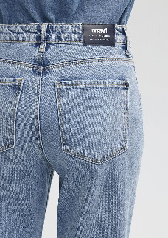 NEW YORK Kadın Mid Brushed Classic Denim Denim Pantolon - M101441