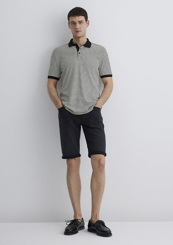 NICHOLAS Erkek Mavi Denim Şort - M04160