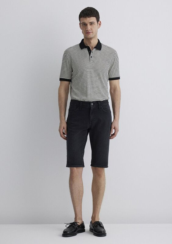 NICHOLAS Erkek Mavi Denim Şort - M04160