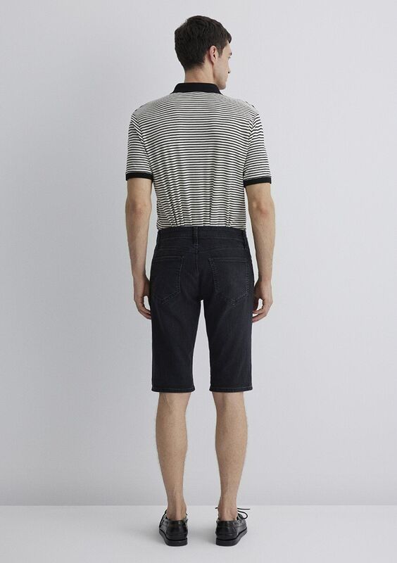 NICHOLAS Erkek Mavi Denim Şort - M04160