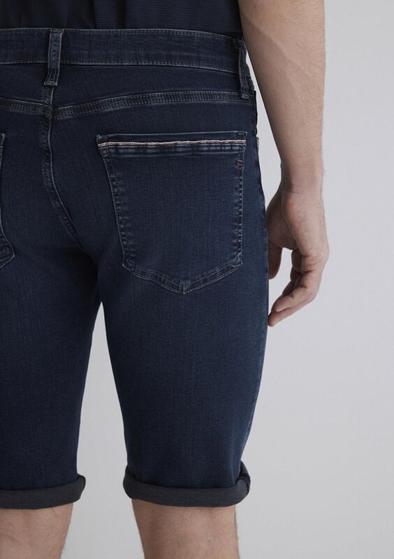 NICHOLAS Erkek Mavi Denim Şort - M04160