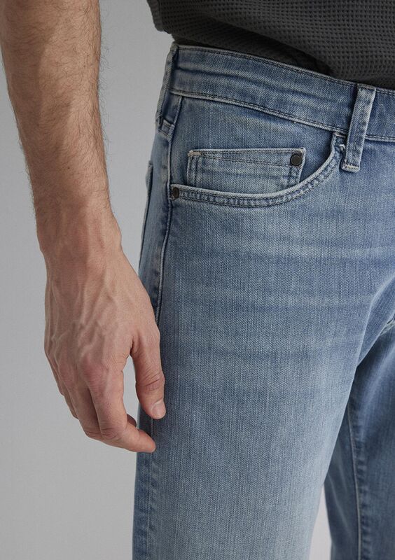 NICHOLAS Erkek Mavi Denim Şort - M04160