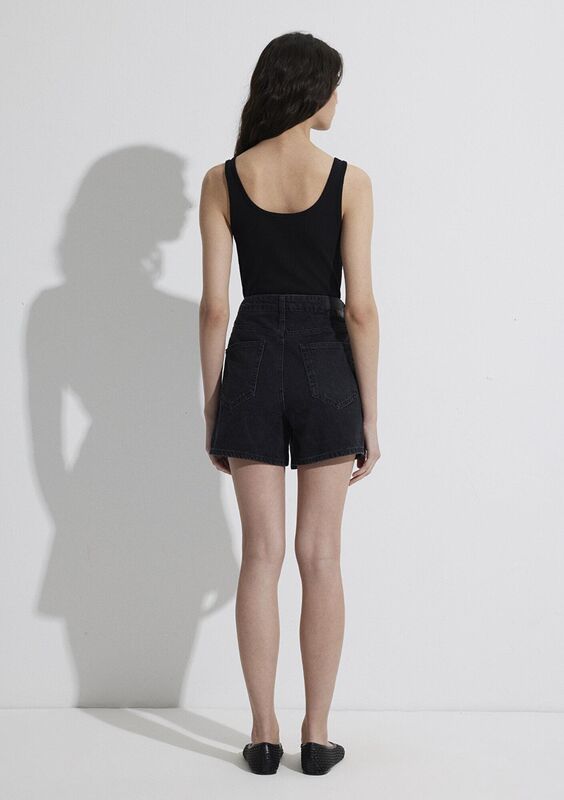 NOVELLA Kadın Gri Denim Şort - M1411215