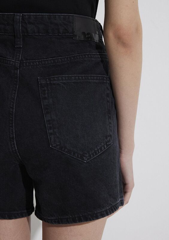 NOVELLA Kadın Gri Denim Şort - M1411215