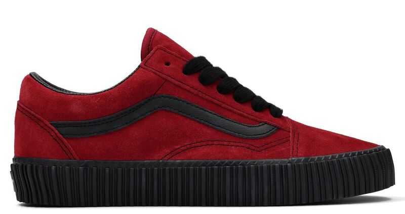 Vans - Old Skool Creeper Uniseks Bordo Spor Ayakkabı - VN000DCE
