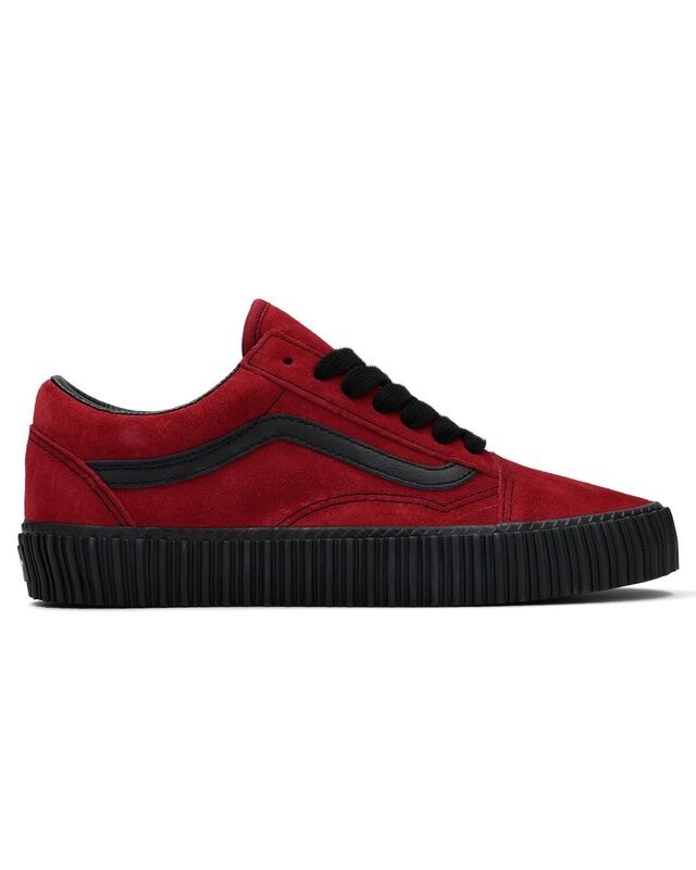 Vans - Old Skool Creeper Uniseks Bordo Spor Ayakkabı - VN000DCE