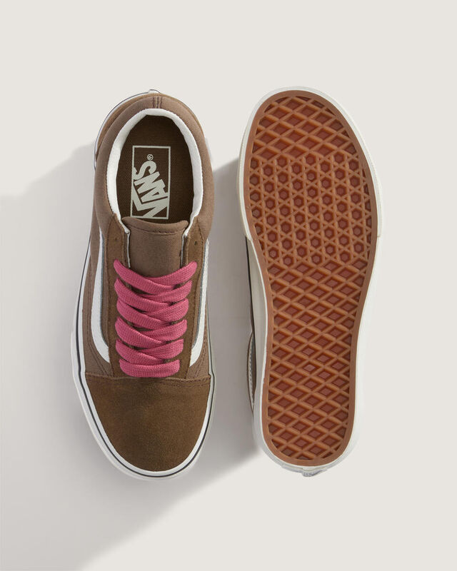 Old Skool Uniseks Kahverengi Spor Ayakkabı - VN000D6W