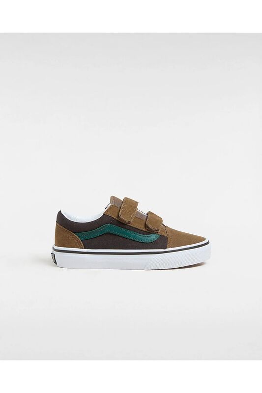 Vans - Old Skool V Unisex Çocuk Kahverengi Spor Ayakkabı - VN000CYA