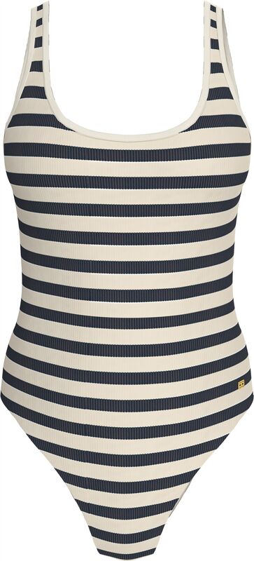 Tommy Hilfiger - ONE PIECE Kadın Beyaz Mayo - UW0UW05894