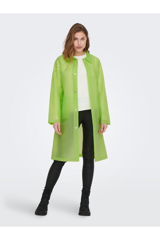 ONLACACIE RAIN COAT OTW Kadın Sarı Mont - 15281181