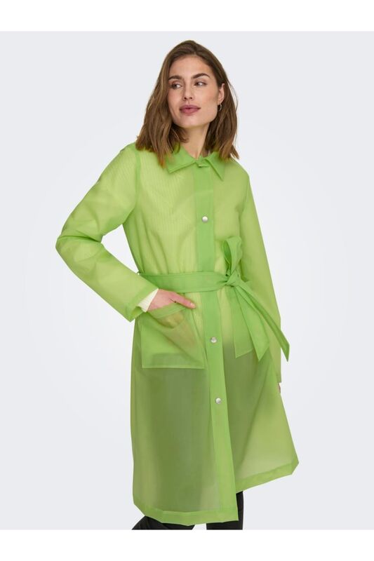 ONLACACIE RAIN COAT OTW Kadın Sarı Mont - 15281181