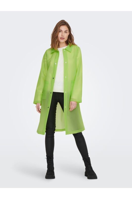 ONLACACIE RAIN COAT OTW Kadın Sarı Mont - 15281181