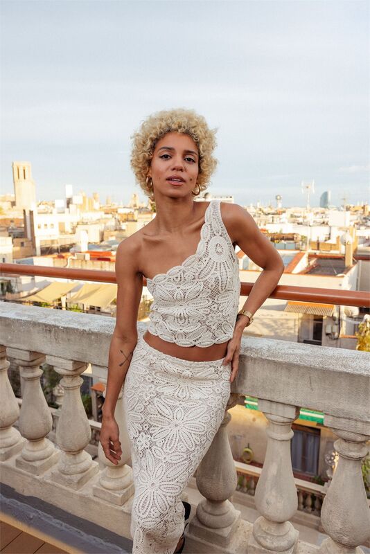 ONLALBERTE MW LONG SKIRT WVN Kadın Mor Etek - 15344887