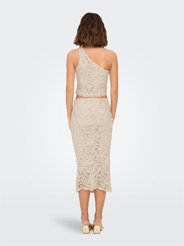 ONLALBERTE MW LONG SKIRT WVN Kadın Mor Etek - 15344887