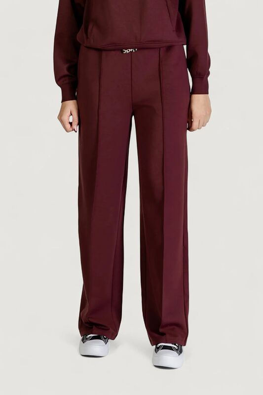 Only - ONLALINA LIFE LEO STRING PANT SWT Kadın Mor Pantolon - 15364554