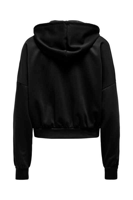 ONLALINA LIFE L/S ZIP HOOD BOX CC SWT Kadın Siyah Sweatshirt - 15339813