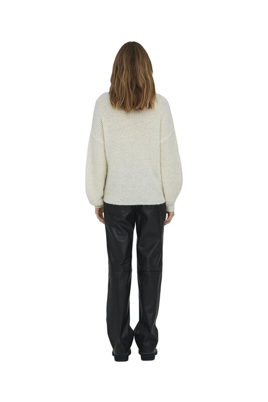 ONLALISA LIFE L/S STRUC HIGH NECK CC KNT Kadın Kahverengi Kazak - 15299282
