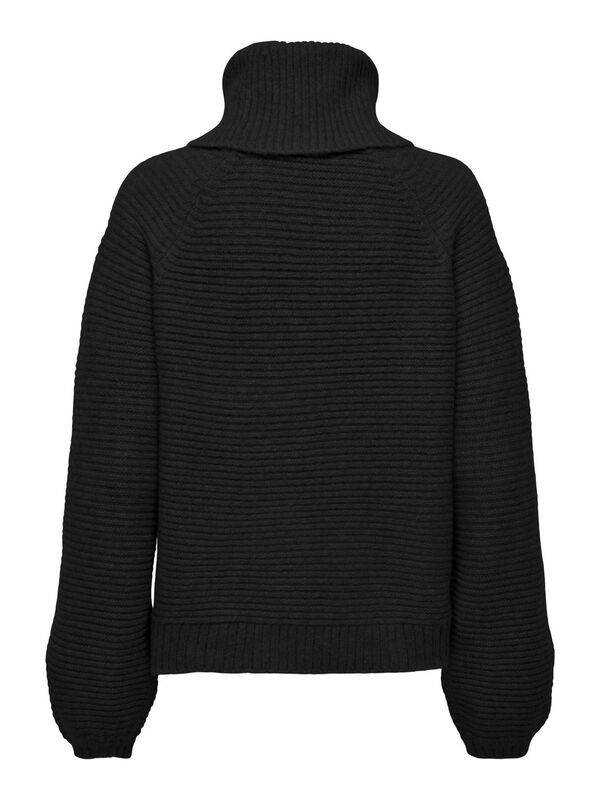 ONLALLIE LIFE LS COWLNECK CC KNT Kadın Siyah Kazak - 15294486