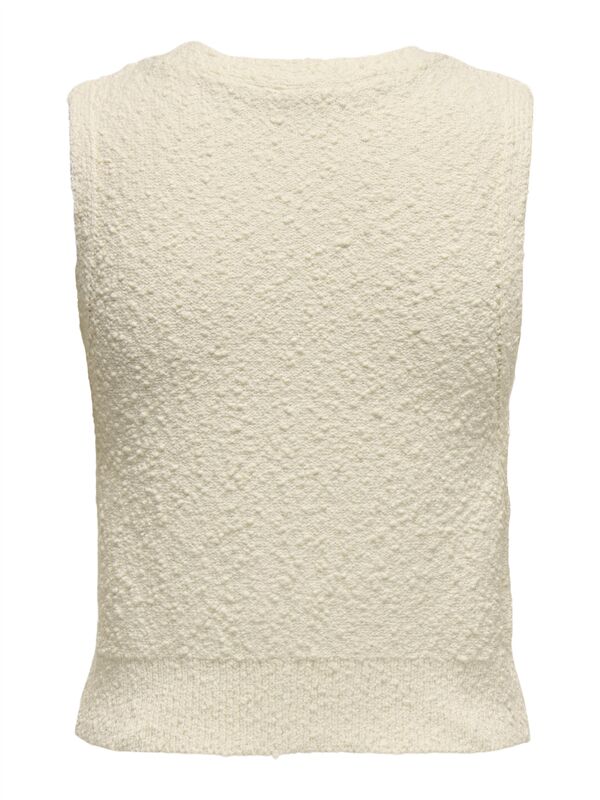 ONLALVILDA SL WAISTCOAT CC KNT Kadın Bej Kazak - O15339653