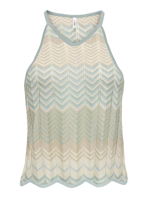 Only - ONLALVIRA LIFE SL GLITTER TOP KNT Kadın Gri Kazak - 4794575