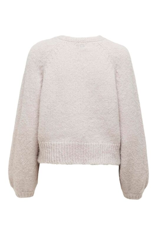 ONLALYSSA L/S LIFE CARDIGAN KNT Kadın Bej UK Gömlek - 15210790