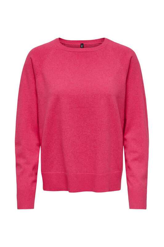 ONLAMA LIFE LS RAGLAN O-NECK CC KNT Kadın Pembe Kazak - 15334905