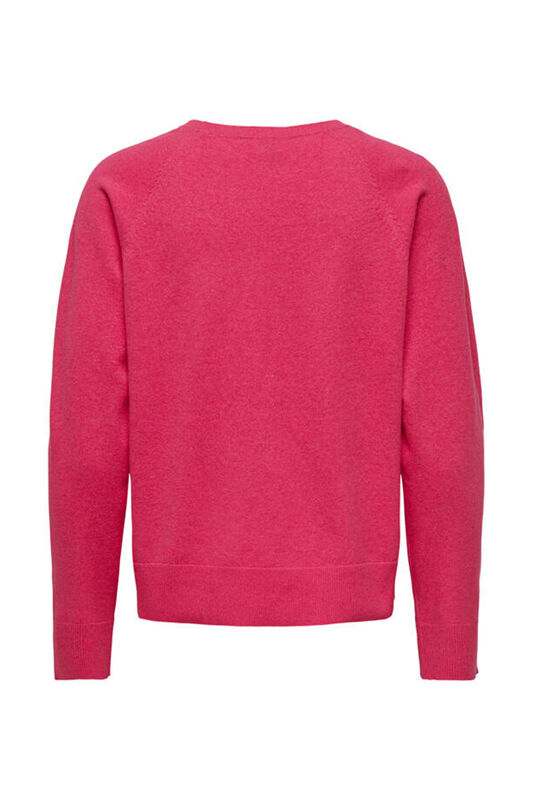 ONLAMA LIFE LS RAGLAN O-NECK CC KNT Kadın Pembe Kazak - 15334905