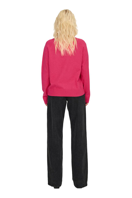 ONLAMA LIFE LS RAGLAN O-NECK CC KNT Kadın Pembe Kazak - 15334905