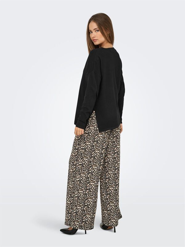 ONLAMALIO LIFE LS V-NECK KNT Kadın Black Kazak - 15340735