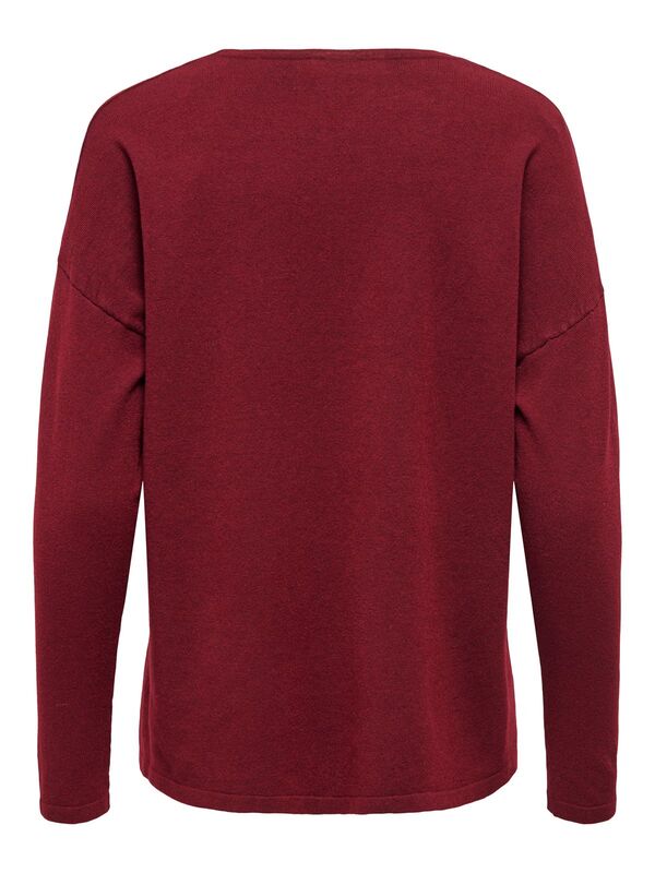 ONLAMALIO LIFE LS V-NECK KNT Kadın Violet Kazak - 15340735