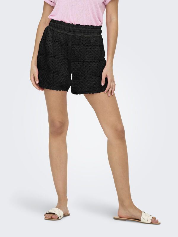 Only - ONLAMARI SHORTS JRS Kadın Black Şort - 15346687 Only - ONLAMARI SHORTS JRS Kadın Black Şort - 15346687