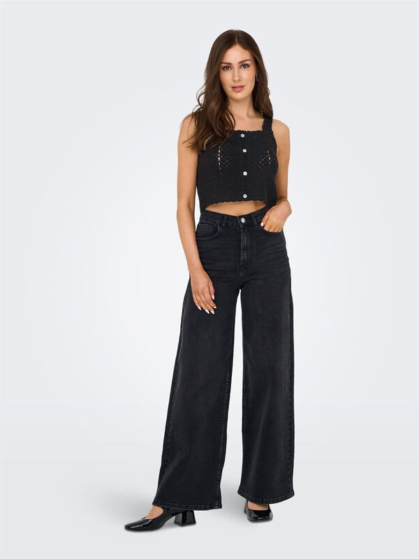 ONLAMARI S/L TOP JRS Kadın Siyah Bluz - 15346695