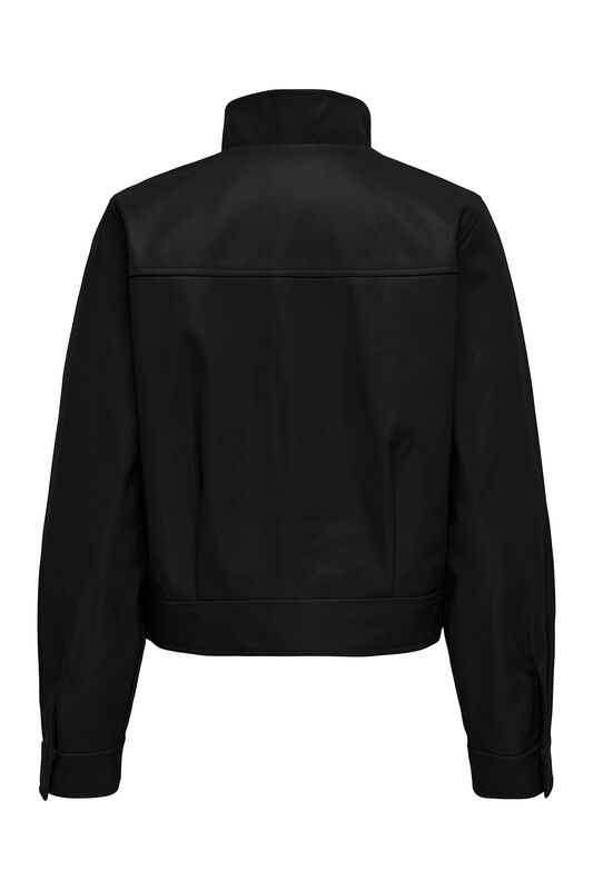 ONLAMBER FAUX LEATHER JACKET CC OTW Kadın Siyah Mont - 15322014