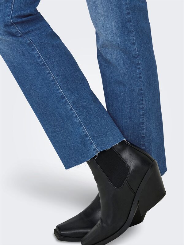 ONLANN-KENYA MW CR AK FLA DNM SOO618NOOS Kadın Mavi Denim Pantolon - 15340941