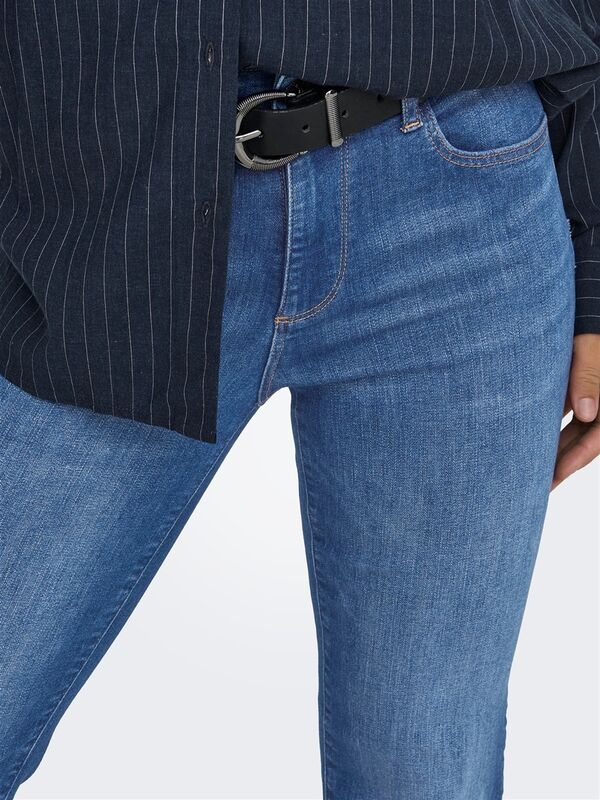 ONLANN-KENYA MW CR AK FLA DNM SOO618NOOS Kadın Mavi Denim Pantolon - 15340941