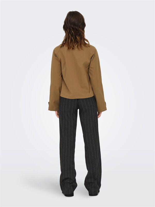 ONLAPRIL LIFE SHORT TRENCHCOAT OTW NOOS Kadın Toasted Coconut Ceket - 15274982