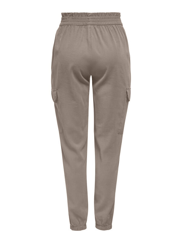 ONLARIS LIFE HW PB CARGO PANT CC WVN Kadın Kahverengi Pantolon - 15245364