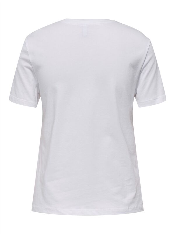 ONLARIYA LIFE REG S/S LOVE TOP BOX JRS Kadın Beyaz T-Shirt - 15343191