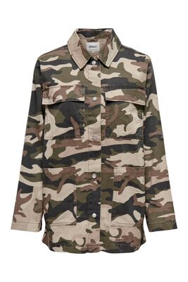 Only - ONLBARCELONA EMB UTILITY JACKET OTW Kadın Beyaz Mont - 15317024