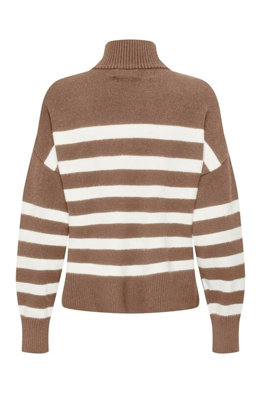 ONLBARIA LS HIGHNECK CC KNT Kadın Bej Kazak - 15325320