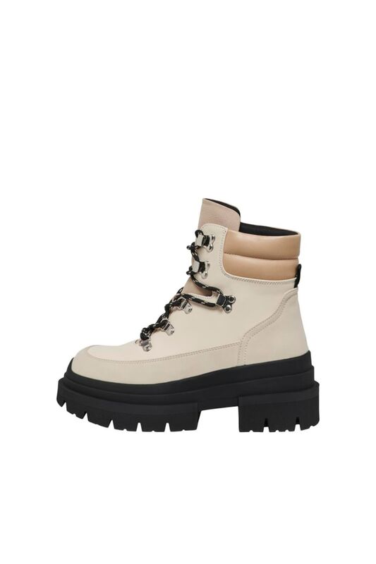 Only - ONLBEATRIX-2 PU HIKING BOOT Kadın Bej Bot - 15304733