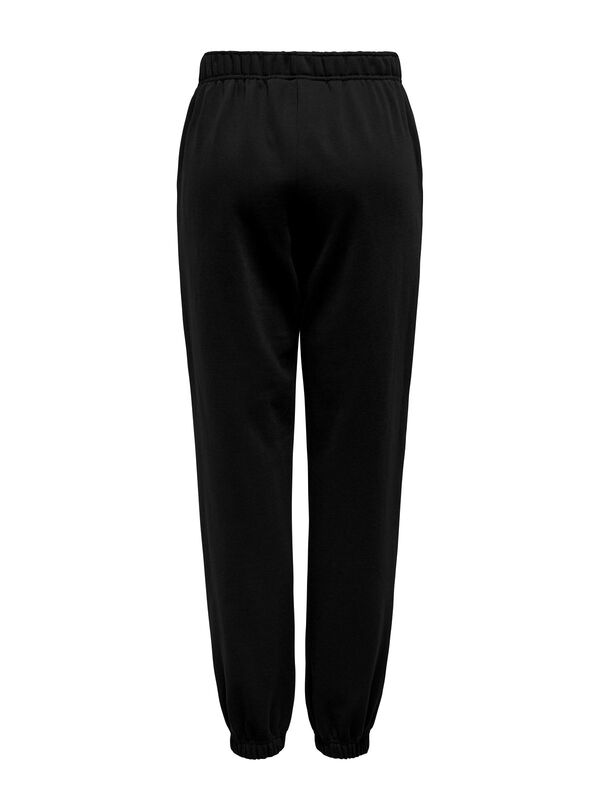 ONLBEST LIFE CUFF PANT SWT NOOS Kadın Black Eşofman Altı - 15357504