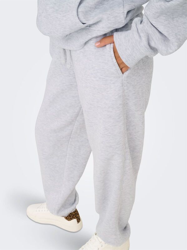 ONLBEST LIFE CUFF PANT SWT NOOS Kadın Gray Eşofman Altı - 15357504