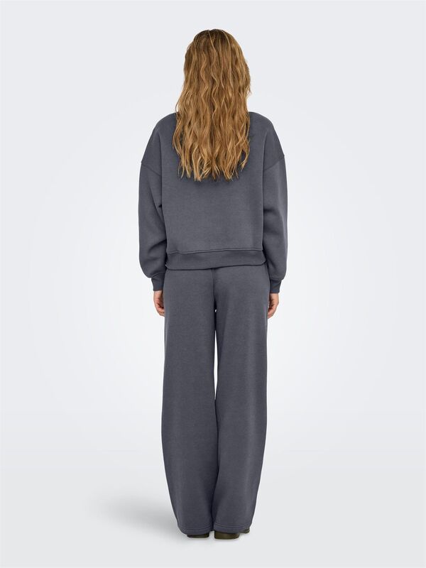 ONLBEST LIFE L/S CREW NECK SWT NOOS Kadın Blue Sweatshirt - 15338727