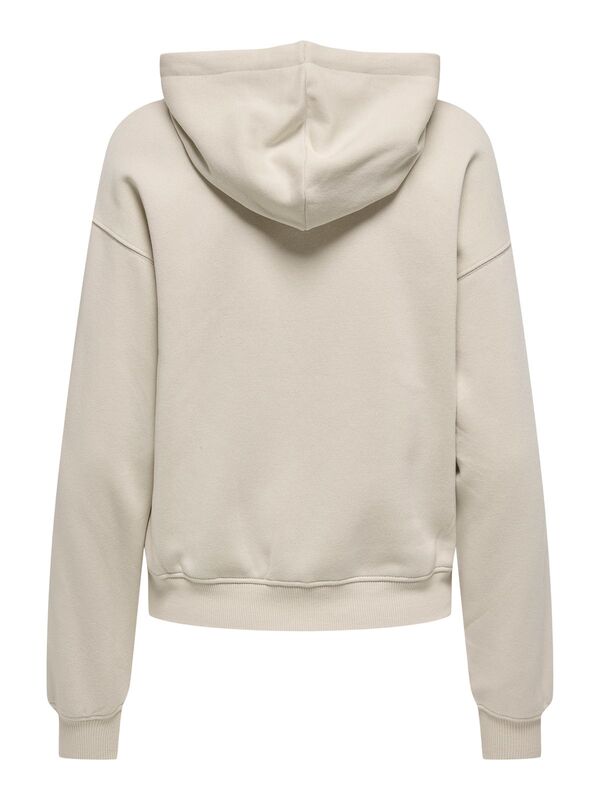 ONLBEST LIFE L/S HOOD SWT NOOS Kadın Gri Sweatshirt - 15338730