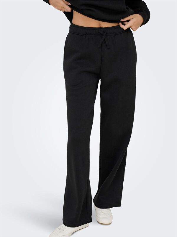 ONLBEST LIFE STRAIGHT PANT SWT NOOS Kadın Black Eşofman Altı - 15338734